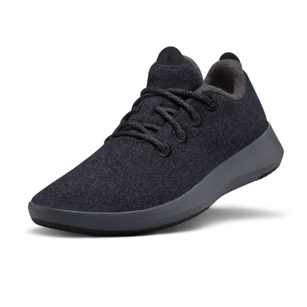 Allbirds Women's Sneakers Black - Wool Runner Mizzles - 52017WVEF